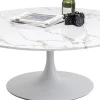 KARE Design Tavolino da caffé Schickeria Marmo Bianco Ø110cm - KARE> Tavolo Basso