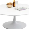 KARE Design Tavolino da caffé Schickeria Bianco Ø110cm - KARE> Tavolo Basso