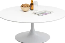 KARE Design Tavolino da caffé Schickeria Bianco Ø110cm - KARE> Tavolo Basso