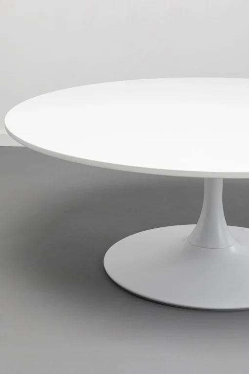 KARE Design Tavolino da caffé Schickeria Bianco Ø110cm - KARE> Tavolo Basso