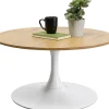 KARE Design Tavolino da caffé Schickeria Rovere Bianco Ø80cm - KARE> Tavolo Basso