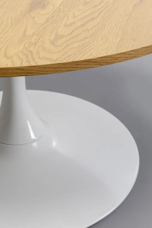 KARE Design Tavolino da caffé Schickeria Rovere Bianco Ø80cm - KARE> Tavolo Basso