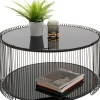 KARE Design Tavolino da caffè Wire Double nero Ø80cm - KARE> Tavolo Basso