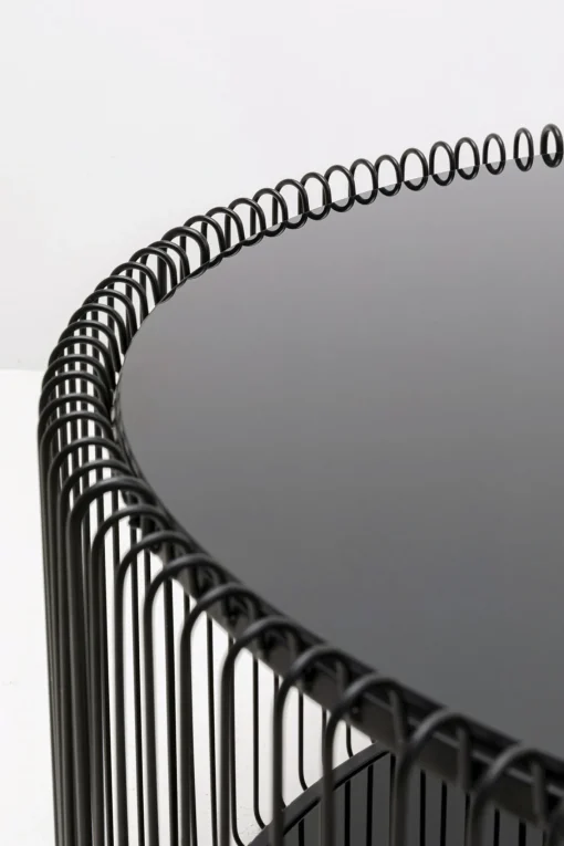 KARE Design Tavolino da caffè Wire Double nero Ø80cm - KARE> Tavolo Basso