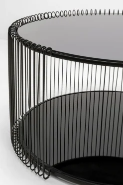 KARE Design Tavolino da caffè Wire Double nero Ø80cm - KARE></noscript> Tavolo Basso