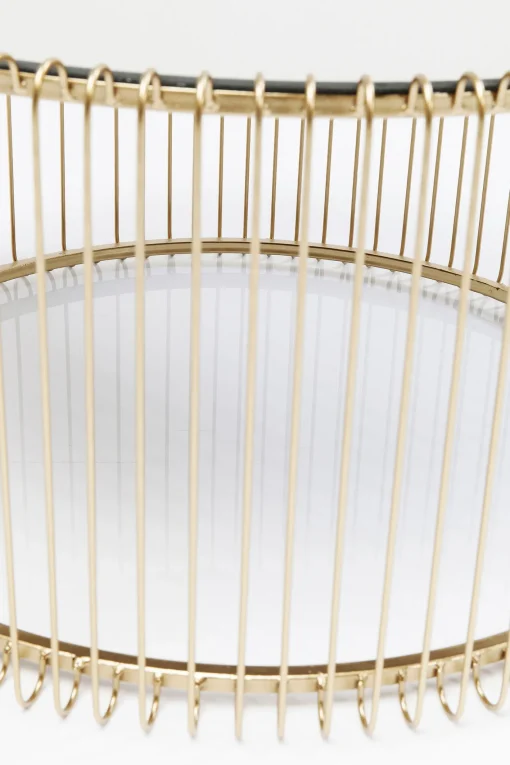 KARE Design TAVOLINO DA CAFFÈ WIRE OTTONE (2/SET) - KARE> Tavolo Basso