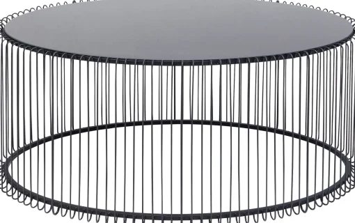 KARE Design TAVOLINO DA CAFFÈ WIRE UNO NERO 60X90CM - KARE> Tavolo Basso