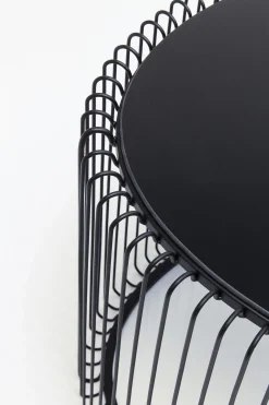 KARE Design TAVOLINO DA CAFFÈ WIRE UNO NERO 60X90CM - KARE></noscript> Tavolo Basso
