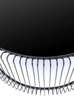 KARE Design TAVOLINO DA CAFFÈ WIRE UNO NERO Ø80CM - KARE></noscript> Tavolo Basso