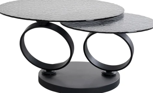 KARE Design Tavolino da caffe Beverly Bubble nero 133x80cm - KARE> Tavolo Basso