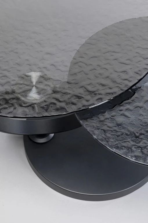 KARE Design Tavolino da caffe Beverly Bubble nero 133x80cm - KARE> Tavolo Basso
