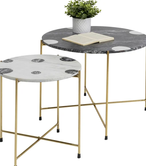 KARE Design Tavolino d'appoggio Amba (2/set) - KARE> Tavolo Basso