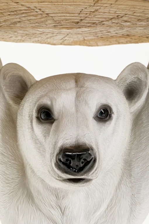 KARE Design Tavolino D'appoggio Animal Polar Bear Ø37cm - KARE> Tavolo Basso
