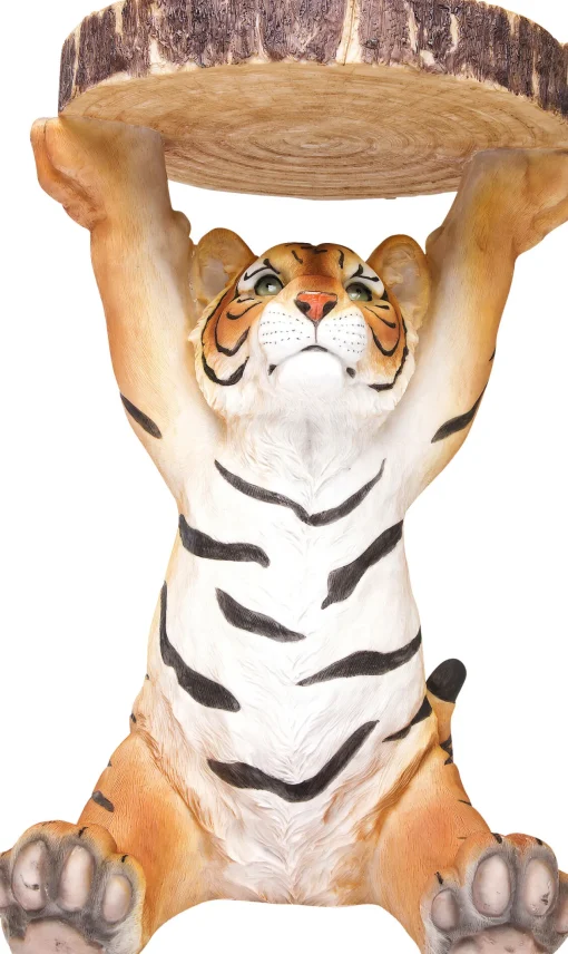 KARE Design Tavolino D'appoggio Animal Tiger Ø35cm - KARE> Tavolo Basso