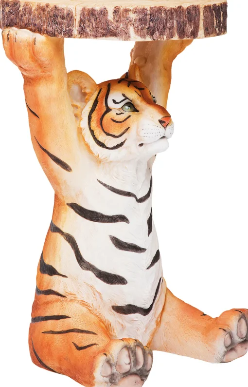 KARE Design Tavolino D'appoggio Animal Tiger Ø35cm - KARE> Tavolo Basso