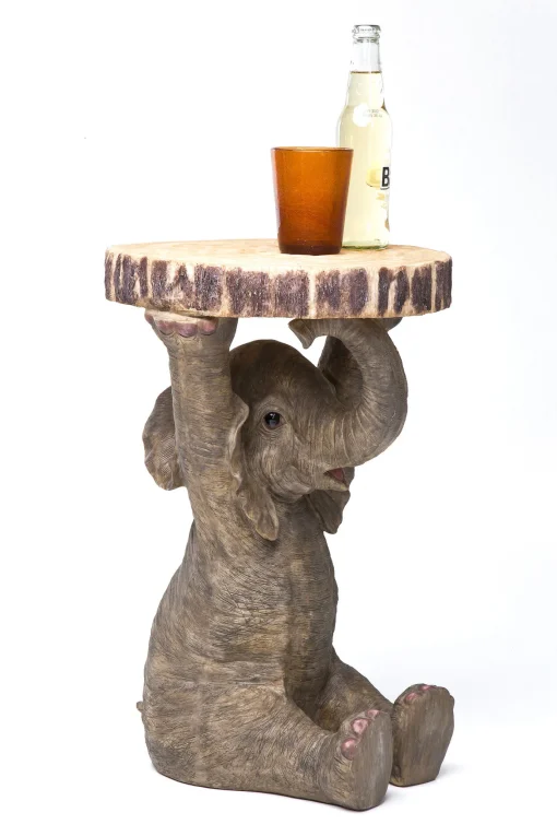 KARE Design Tavolino D'appoggio Animal Elefant Ø35cm - KARE> Tavolo Basso