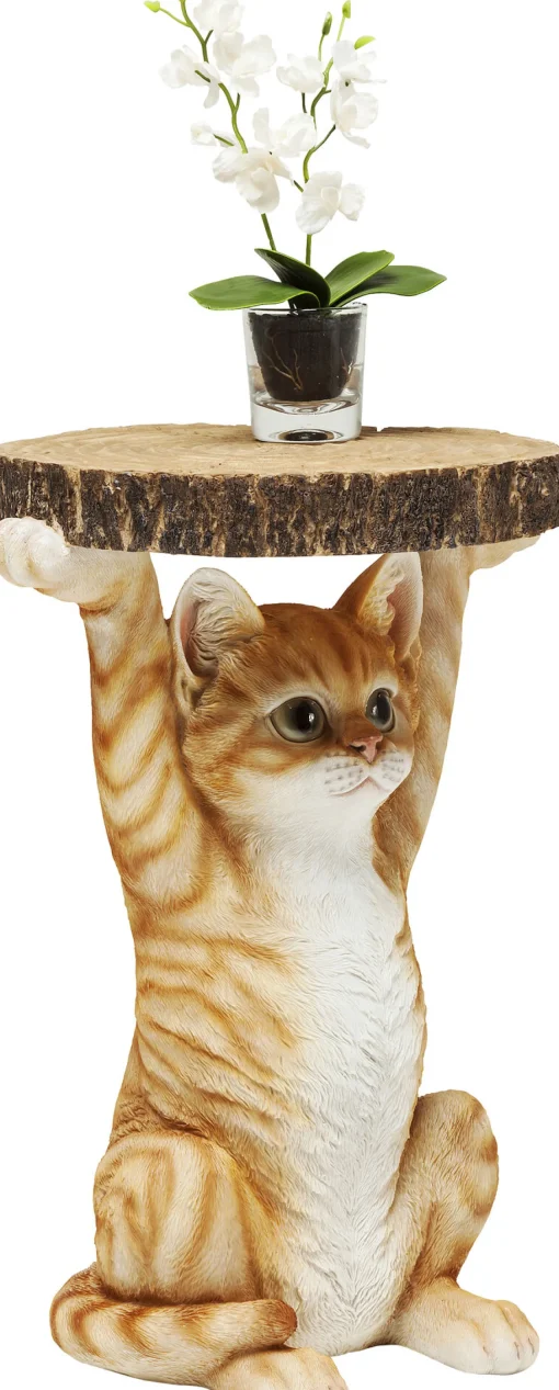 KARE Design Tavolino D'appoggio Animal Ms Cat Ø33cm - KARE> Tavolo Basso
