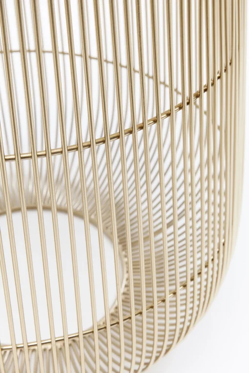 KARE Design Tavolino d'appoggio Beam marmo bianco/ottone Ø32 cm - KARE> Tavolo Basso