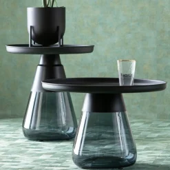 KARE Design Tavolino d'appoggio Bottiglia Smoke Ø 50cm - KARE> Tavolo Basso