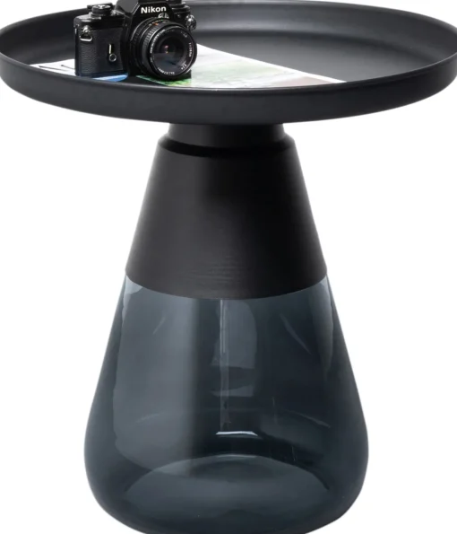 KARE Design Tavolino d'appoggio Bottiglia Smoke Ø 50cm - KARE> Tavolo Basso