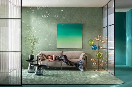 KARE Design Tavolino d'appoggio Bottiglia Smoke Ø 50cm - KARE> Tavolo Basso