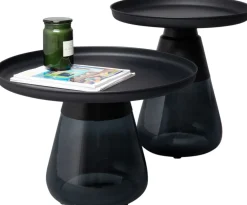 KARE Design Tavolino d'appoggio Bottiglia Smoke Ø 60cm - KARE></noscript> Tavolo Basso