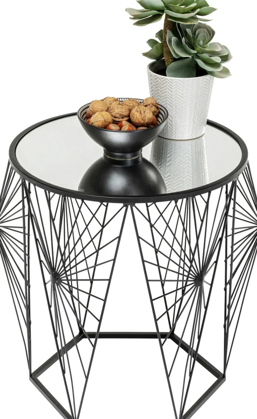 KARE Design Tavolino d'appoggio Cobweb nero (2/Set) - KARE> Tavolo Basso