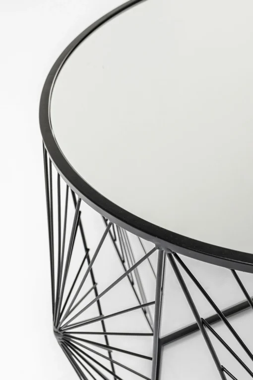 KARE Design Tavolino d'appoggio Cobweb nero (2/Set) - KARE> Tavolo Basso