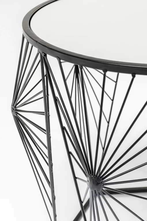 KARE Design Tavolino d'appoggio Cobweb nero (2/Set) - KARE> Tavolo Basso