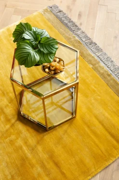 KARE Design Tavolino D'appoggio Comb Oro 55cm - KARE></noscript> Tavolo Basso