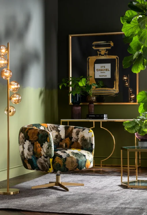 KARE Design Tavolino D'appoggio Comb Oro 55cm - KARE> Tavolo Basso