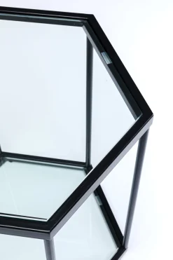 KARE Design Tavolino d'appoggio Comb nero 55cm - KARE> Tavolo Basso