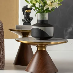 KARE Design Tavolino d'appoggio Cono Ceramica Ø50cm - KARE> Tavolo Basso