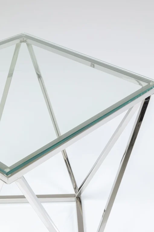 KARE Design Tavolino D'appoggio Cristallo 50x50cm - KARE> Tavolo Basso