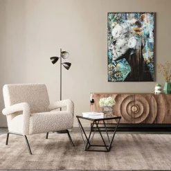 KARE Design Tavolino d'appoggio Cristallo 50x50cm - KARE> Tavolo Basso