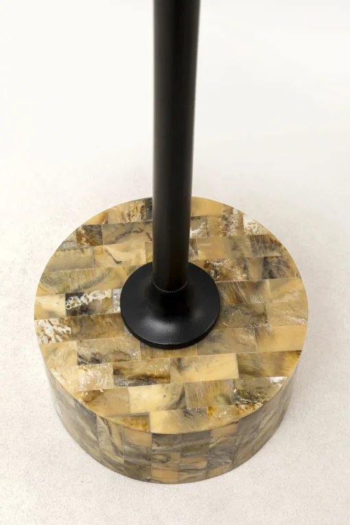KARE Design Tavolino d'appoggio Domero Mosaic grigio Ø25cm - KARE> Tavolo Basso