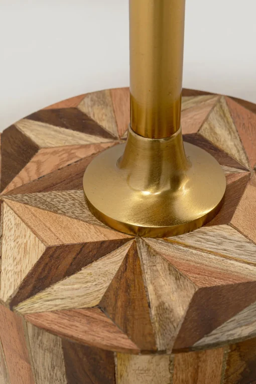 KARE Design Tavolino d'appoggio Domero Geo ottone Ø25cm - KARE> Tavolo Basso