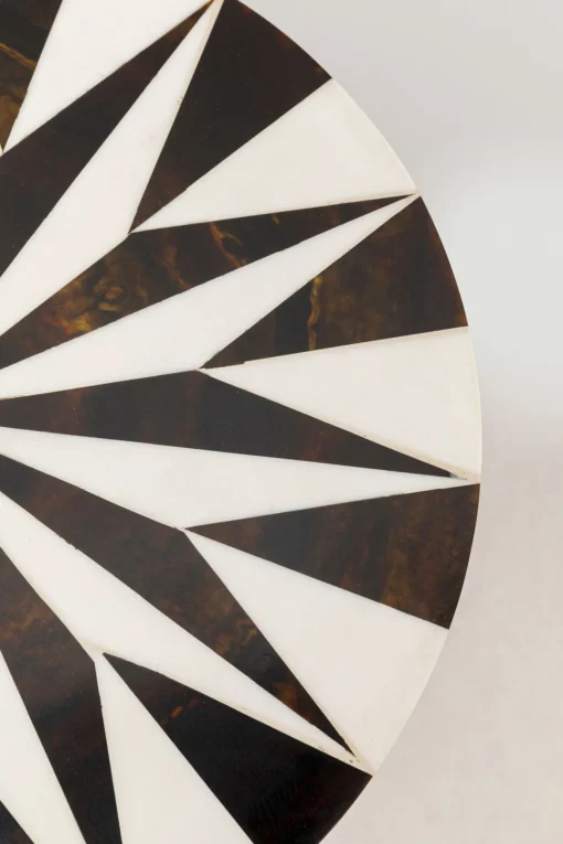 KARE Design Tavolino d'appoggio Domero Star nero marrone Ø25cm - KARE> Tavolo Basso