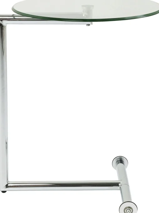 KARE Design Tavolino d'appoggio Easy Living vetro chiaro Ø46 cm - KARE> Tavolo Basso