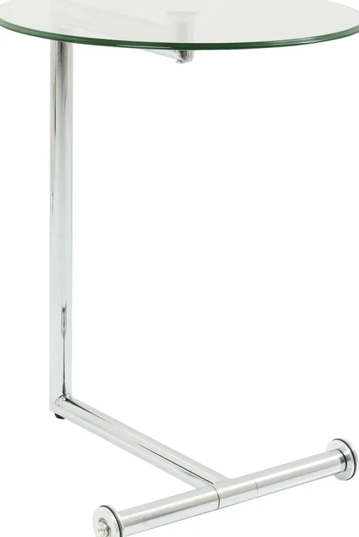 KARE Design Tavolino d'appoggio Easy Living vetro chiaro Ø46 cm - KARE> Tavolo Basso
