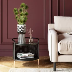 KARE Design Tavolino d'appoggio Fence Ø45cm - KARE> Tavolo Basso