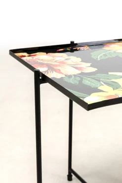 KARE Design Tavolino d'appoggio Flowers Garden quadrato (2/set - KARE></noscript> Tavolo Basso