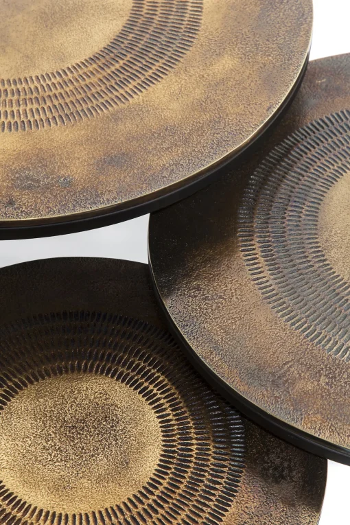 KARE Design TAVOLINO D'APPOGGIO MARRAKESH Ø48CM (3/SET) - KARE> Tavolo Basso