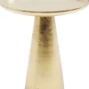 KARE Design Tavolino D'appoggio Plateau Uno Ottone Ø45cm - KARE> Tavolo Basso