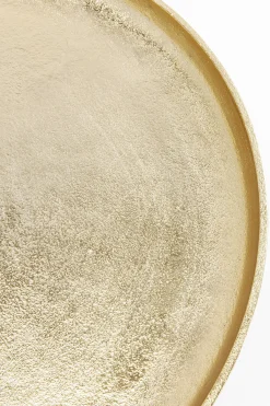 KARE Design Tavolino D'appoggio Plateau Uno Ottone Ø45cm - KARE> Tavolo Basso