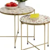 KARE Design Tavolino d'appoggio Priya bianco (2/set) - KARE> Tavolo Basso