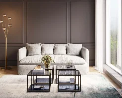 KARE Design Tavolino d'appoggio Quadro nero 50x50cm - KARE></noscript> Tavolo Basso