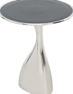KARE Design Tavolino d'appoggio Spacey argento Ø36cm - KARE> Tavolo Basso