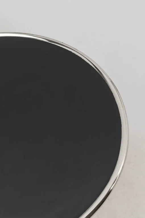 KARE Design Tavolino d'appoggio Spacey argento Ø36cm - KARE> Tavolo Basso