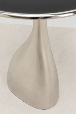 KARE Design Tavolino d'appoggio Spacey argento Ø36cm - KARE></noscript> Tavolo Basso